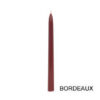 Candela conica 250 mm Bordeaux 12 pz