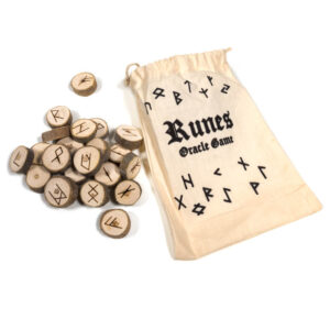 Gioco Oracolo delle rune in borsa di cotone