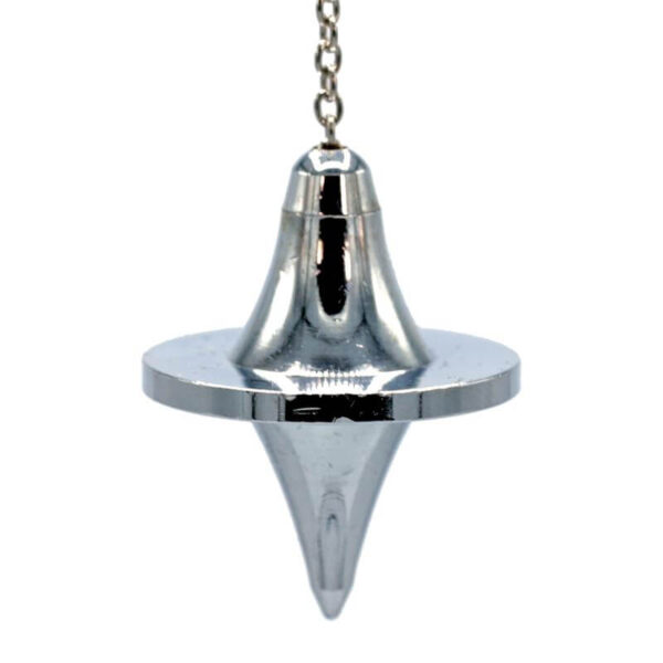 Pendolo Ufo in ottone cromato