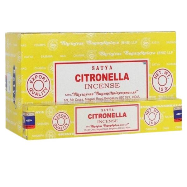 Bastoncini Incenso Citronella Satya